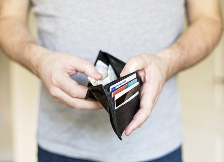 Person Holding Wallet Person Holding Wallet